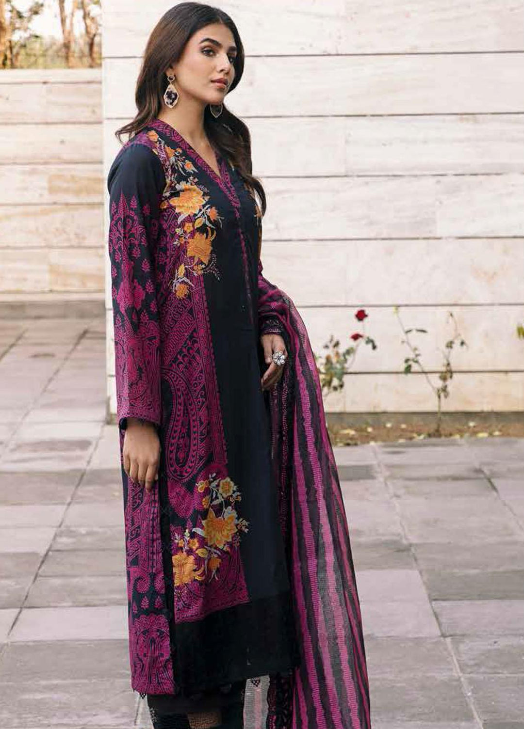 Aaghaz By Charizma Embroidered Lawn Suits Unstitched 3 Piece CRZ23AG AG-04 - Summer Collection