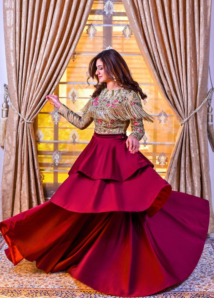 Zebaqi Pret Luxury Khaadi Net 3 Piece ZBQ21A Zlato (ZFA002)