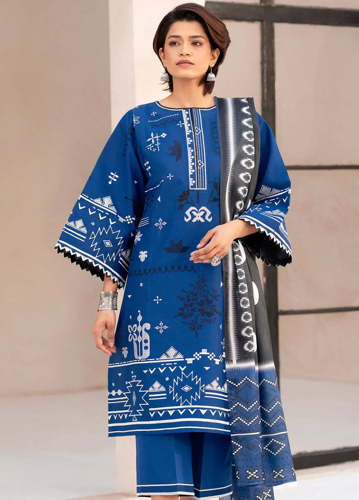Aaina by Bin Ilyas Embroidered Lawn Suit Unstitched 3 Piece BI25AL 81 A - Summer Collection