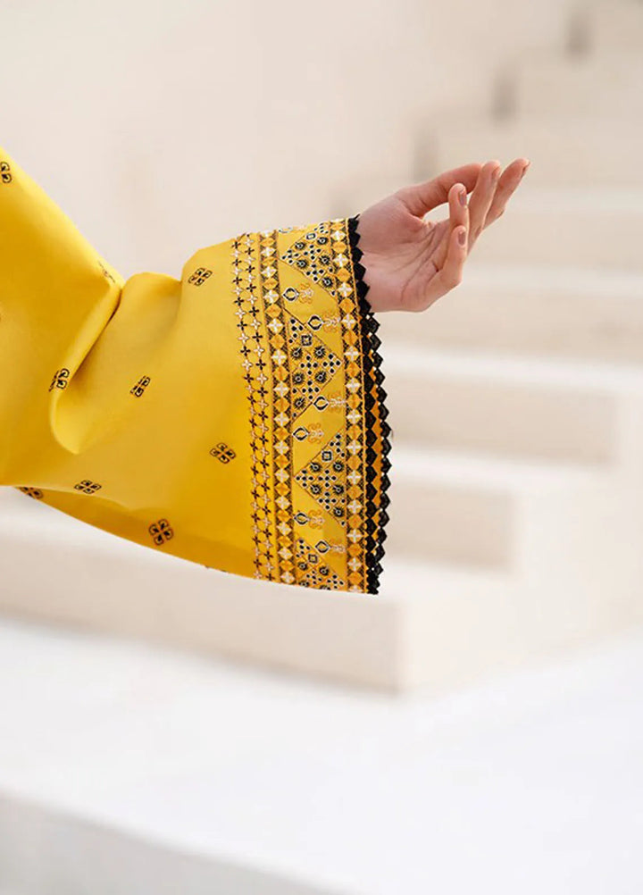 Aaina by Bin Ilyas Embroidered Lawn Suit Unstitched 3 Piece BI25AL 86 B - Summer Collection