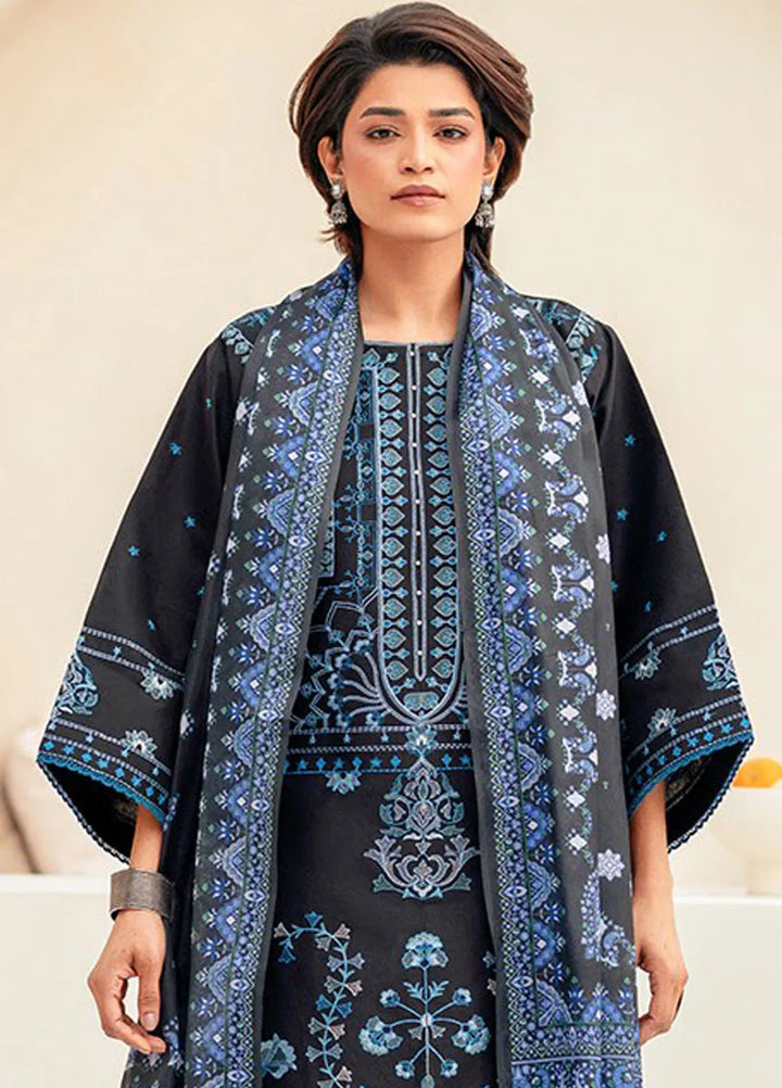Aaina by Bin Ilyas Embroidered Lawn Suit Unstitched 3 Piece BI25AL 87 A - Summer Collection