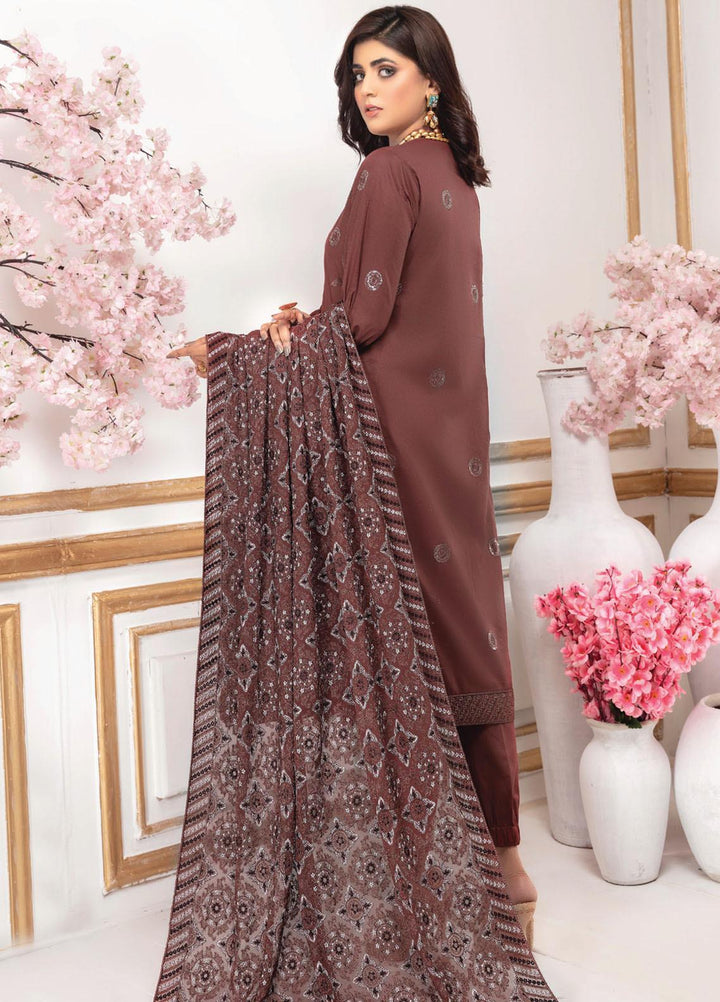 Aalaya Embroidered Lawn Suits Unstitched 3 Piece ALY22EL D-03 - Premium Collection