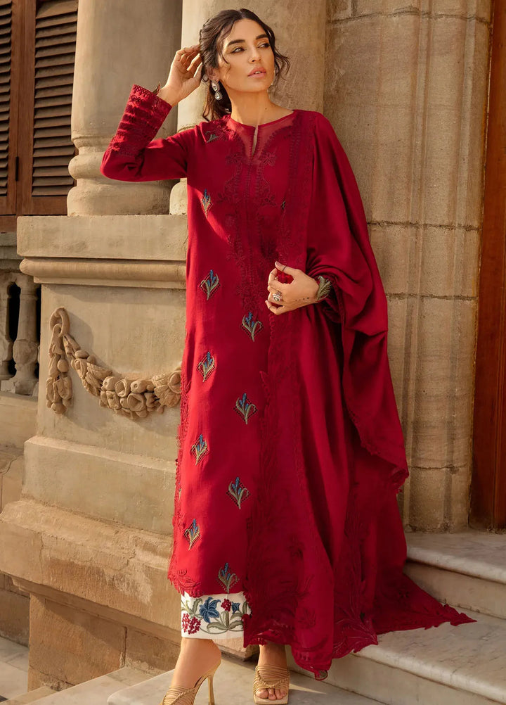 Aaleen by Crimson Embroidered Karandi Suit Unstitched 3 Piece CR24AW Jurao Ka kaam - Winter Collection
