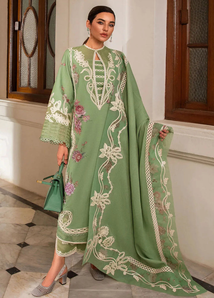 Aaleen by Crimson Embroidered Khaddar Suit Unstitched 3 Piece CR24AW Gulbaan - Winter Collection