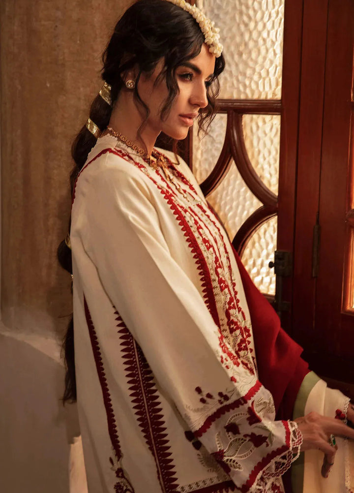 Aaleen by Crimson Embroidered Khaddar Suit Unstitched 3 Piece CR24AW Musafir - Winter Collection
