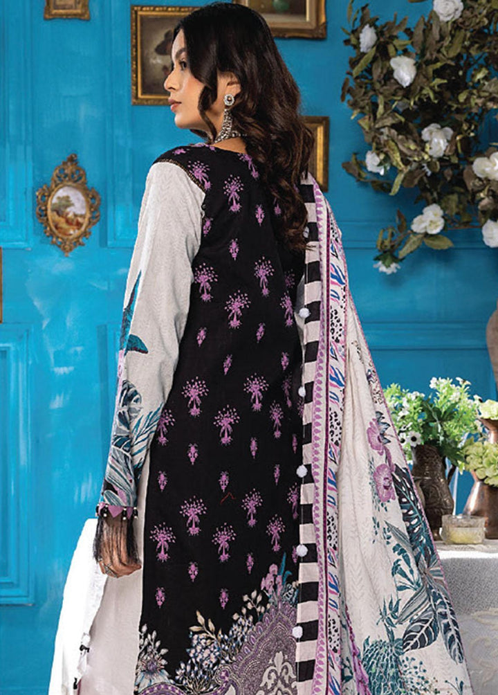 Aangan By Humdum Printed Lawn Suits Unstitched 3 Piece HD23AL D-01 - Summer Collection