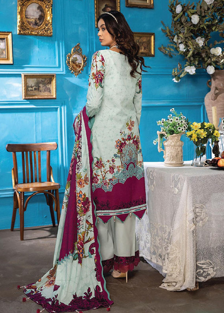 Aangan By Humdum Printed Lawn Suits Unstitched 3 Piece HD23AL D-05 - Summer Collection