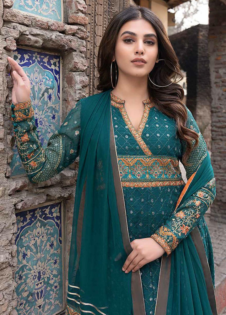 Aarzoo By Charizma Embroidered  Suits Unstitched 3 Piece CRZ23A CLC-01 - Luxury Fancy Collection