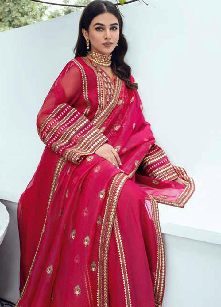 Aarzoo By Charizma Embroidered  Suits Unstitched 3 Piece CRZ23A CLC-04 - Luxury Fancy Collection