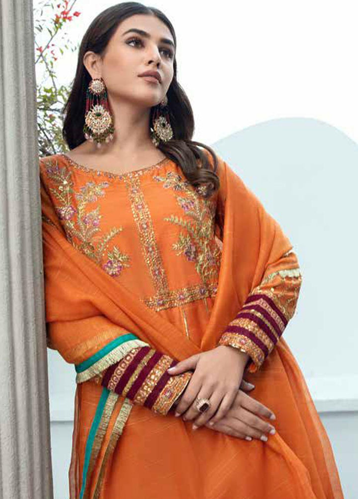 Aarzoo By Charizma Embroidered  Suits Unstitched 3 Piece CRZ23A CLC-06 - Luxury Fancy Collection
