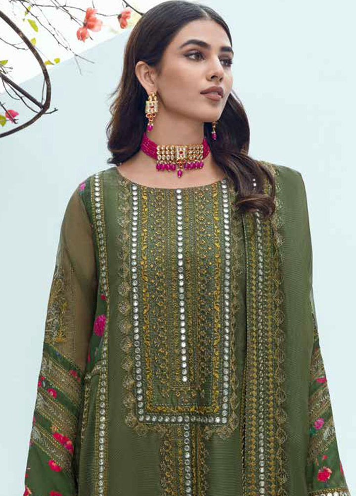 Aarzoo By Charizma Embroidered  Suits Unstitched 3 Piece CRZ23A CLC-07 - Luxury Fancy Collection