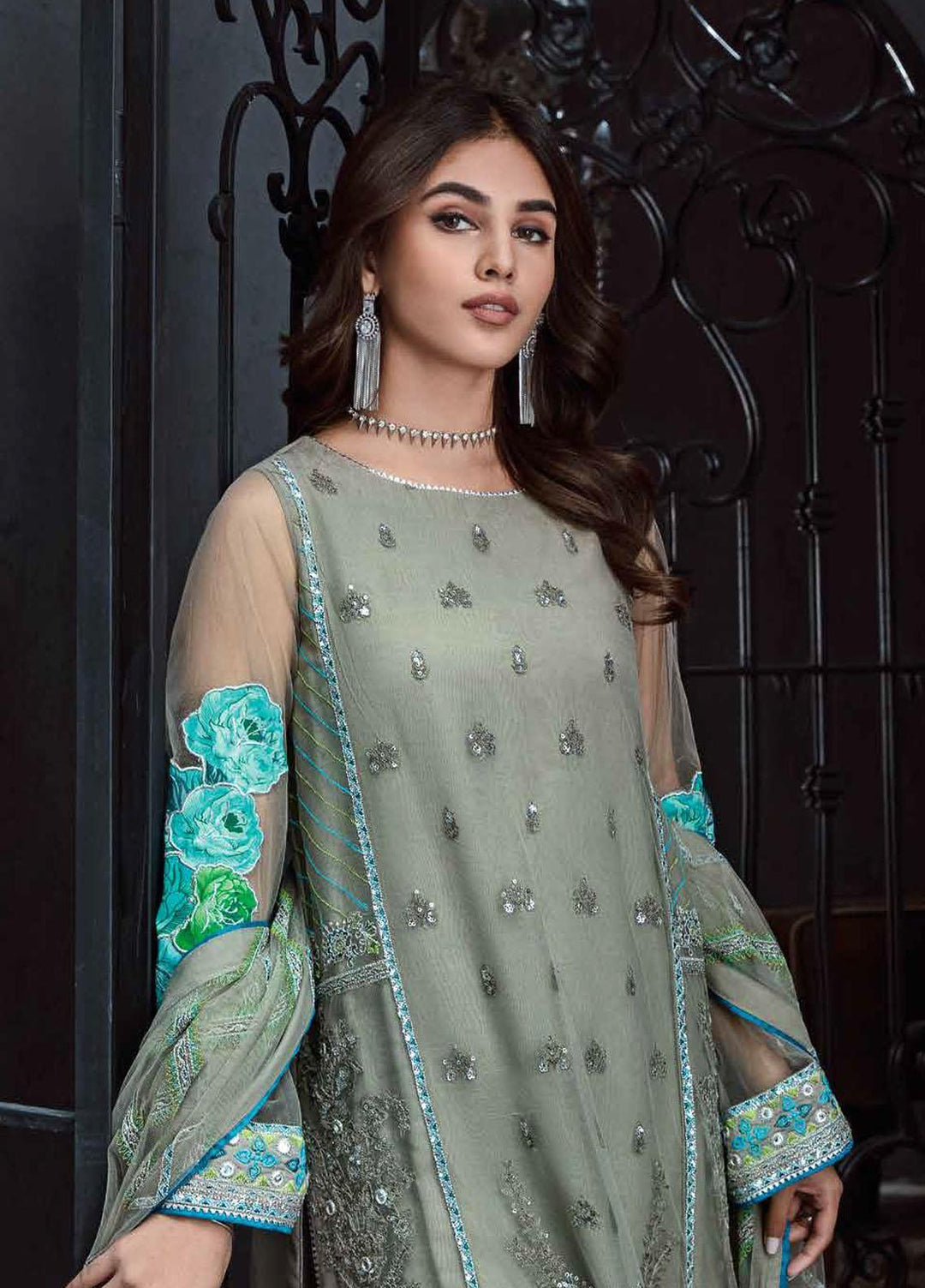 Aarzoo By Charizma Embroidered  Suits Unstitched 3 Piece CRZ23A CLC-08 - Luxury Fancy Collection