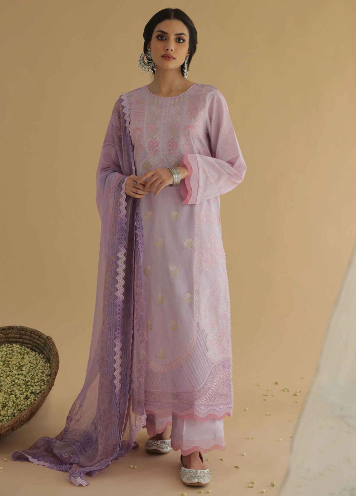 Aarzu By Aabyaan Embroidered Lawn Suits Unstitched 3 Piece ABY22A AA-02 Unze - Luxury Collection