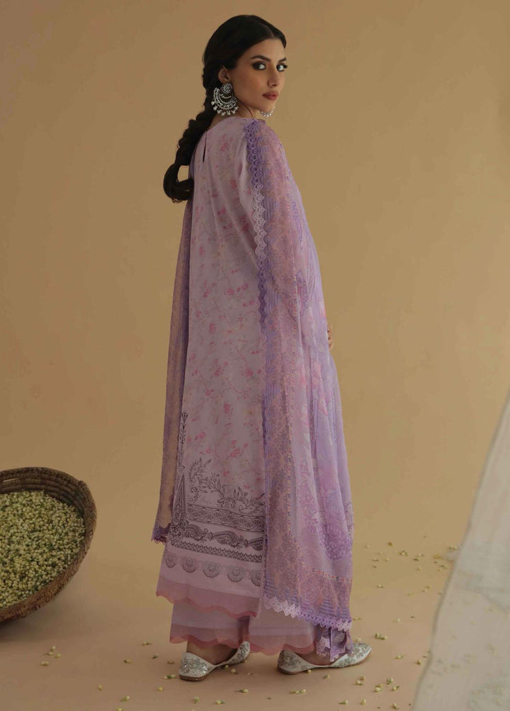 Aarzu By Aabyaan Embroidered Lawn Suits Unstitched 3 Piece ABY22A AA-02 Unze - Luxury Collection