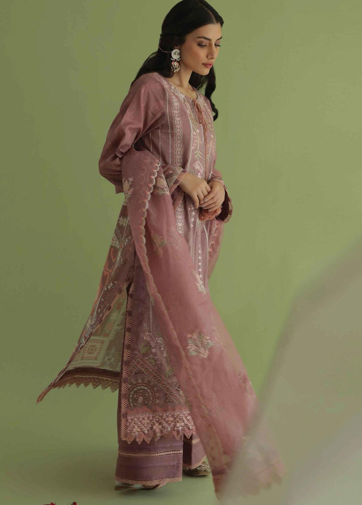 Aarzu By Aabyaan Embroidered Lawn Suits Unstitched 3 Piece ABY22A AA-08 Arya - Luxury Collection
