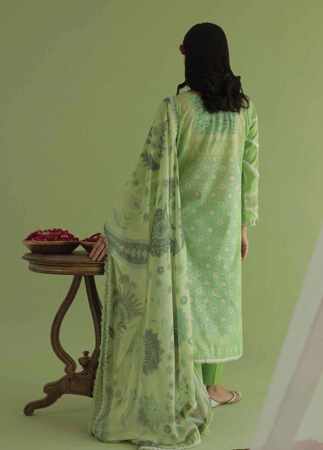 Aarzu By Aabyaan Embroidered Lawn Suits Unstitched 3 Piece ABY22A AA-10 Jia - Luxury Collection