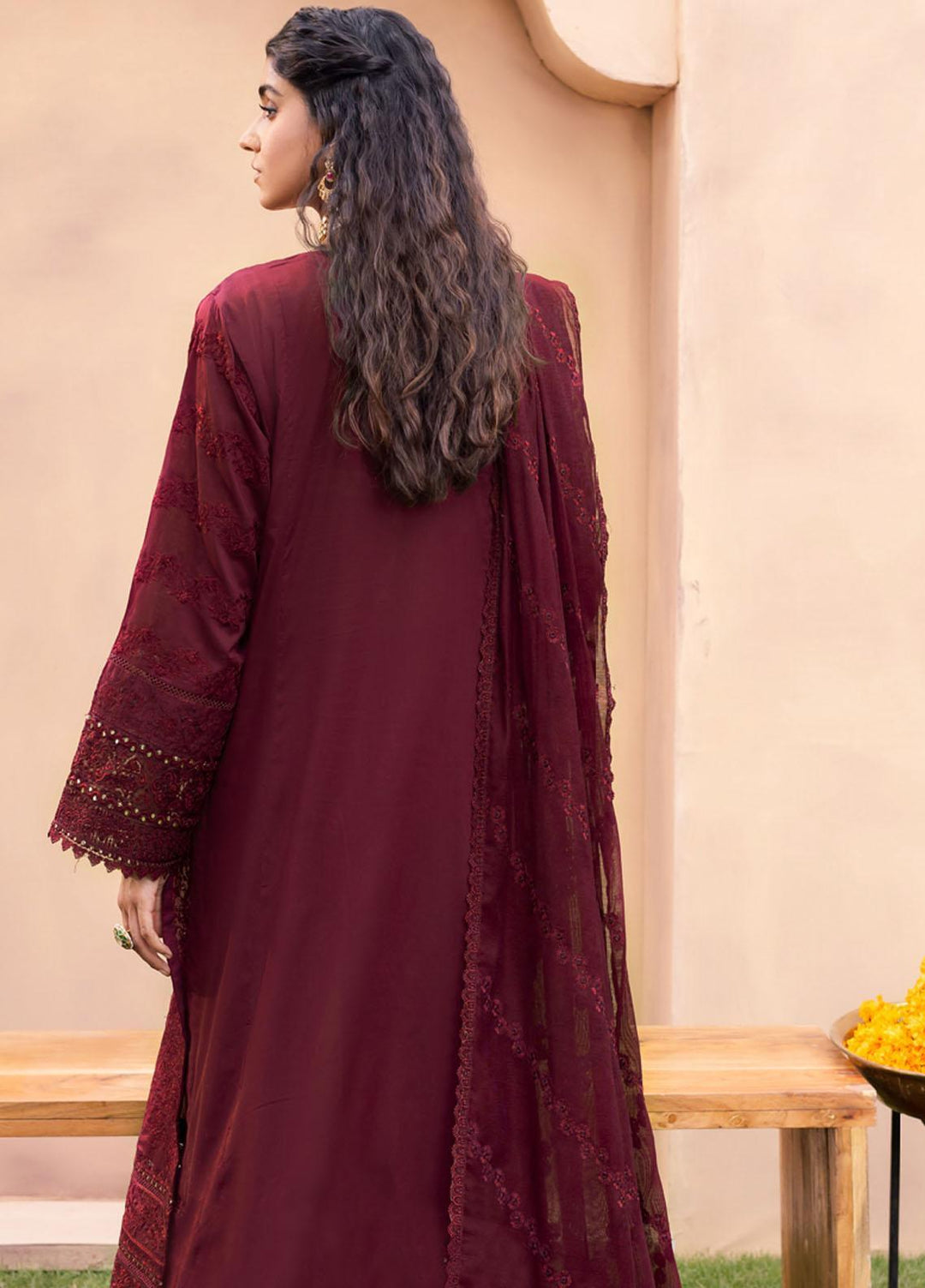 Aashiaan By Iznik Embroidered Lawn Suits Unstitched 3 Piece IZ23AS AL-01 Zyra - Festive Collection