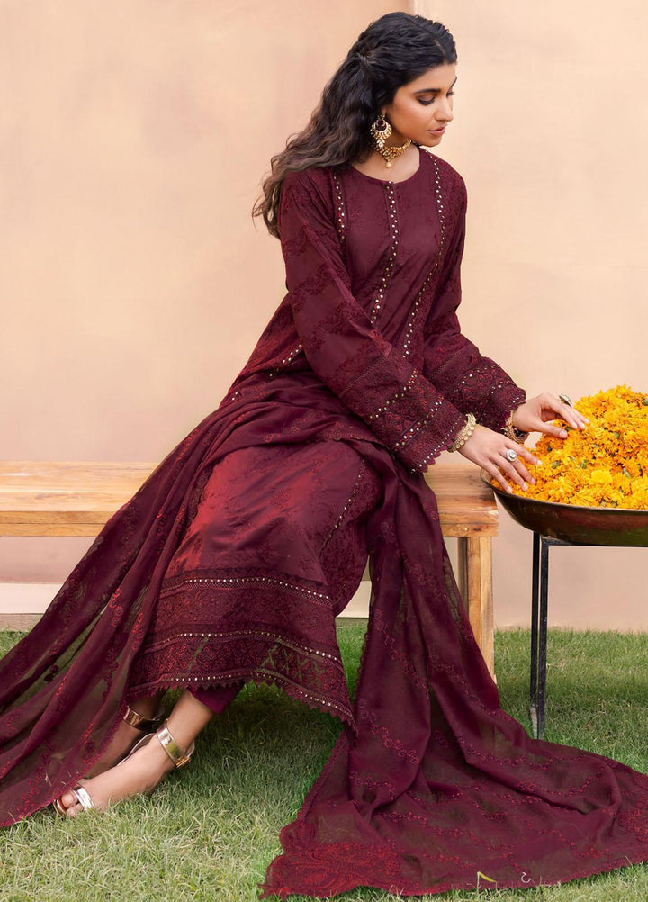 Aashiaan By Iznik Embroidered Lawn Suits Unstitched 3 Piece IZ23AS AL-01 Zyra - Festive Collection