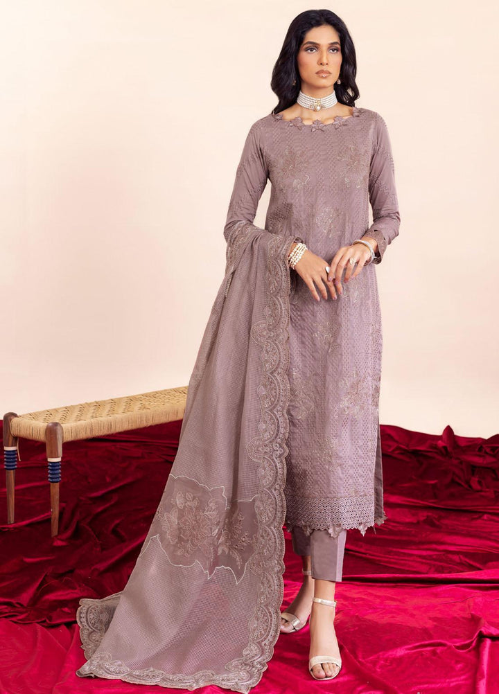 Aashiaan By Iznik Embroidered Lawn Suits Unstitched 3 Piece IZ23AS AL-04 Raishaa - Festive Collection