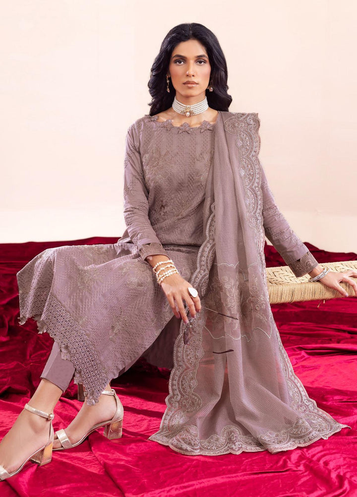 Aashiaan By Iznik Embroidered Lawn Suits Unstitched 3 Piece IZ23AS AL-04 Raishaa - Festive Collection