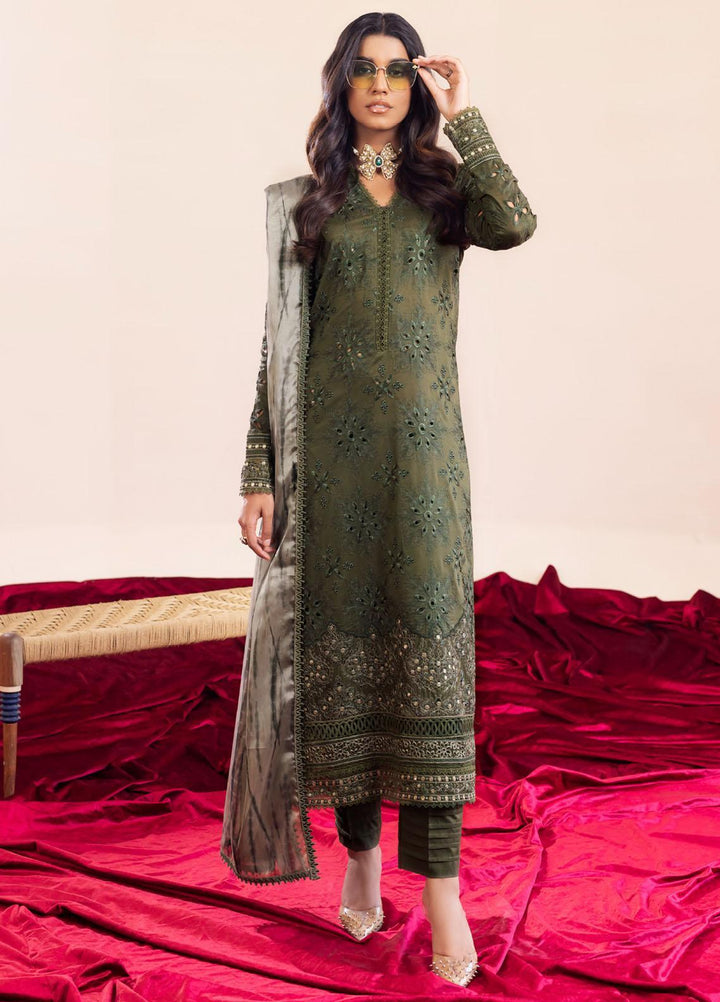 Aashiaan By Iznik Embroidered Lawn Suits Unstitched 3 Piece IZ23AS AL-06 Zareen - Festive Collection