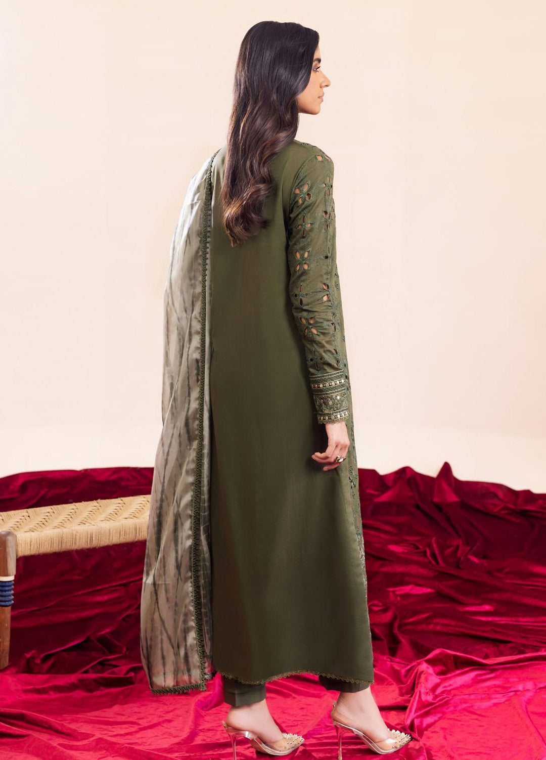 Aashiaan By Iznik Embroidered Lawn Suits Unstitched 3 Piece IZ23AS AL-06 Zareen - Festive Collection