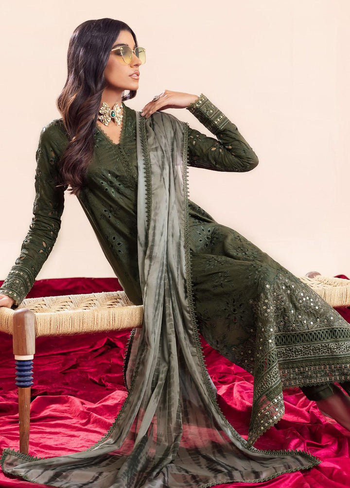 Aashiaan By Iznik Embroidered Lawn Suits Unstitched 3 Piece IZ23AS AL-06 Zareen - Festive Collection