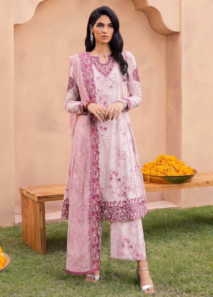 Aashiaan By Iznik Embroidered Lawn Suits Unstitched 3 Piece IZ23AS AL-08 Helena - Festive Collection