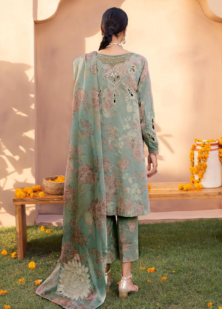 Aashiaan By Iznik Embroidered Lawn Suits Unstitched 3 Piece IZ23AS AL-11 Afra - Festive Collection