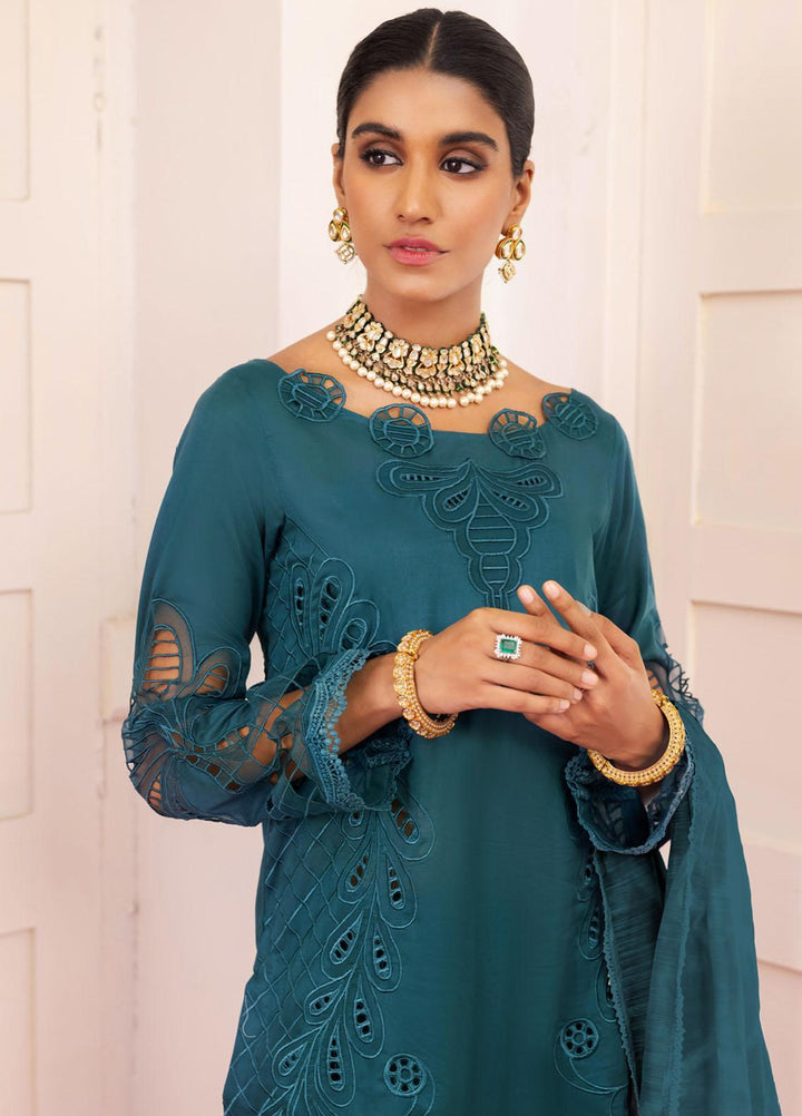 Aashiaan By Iznik Embroidered Lawn Suits Unstitched 3 Piece IZ23AS AL-12 Alzena - Festive Collection