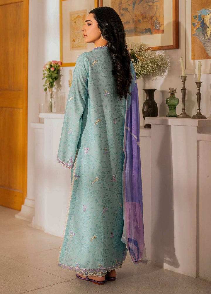 Aashiyana by Roheenaz Embroidered Lawn Suits Unstitched 3 Piece RN25AL RNZ-03 A Minal - Summer Collection