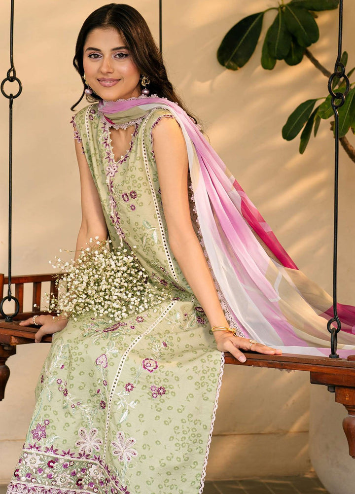 Aashiyana by Roheenaz Embroidered Lawn Suits Unstitched 3 Piece RN25AL RNZ-03 B Amara - Summer Collection