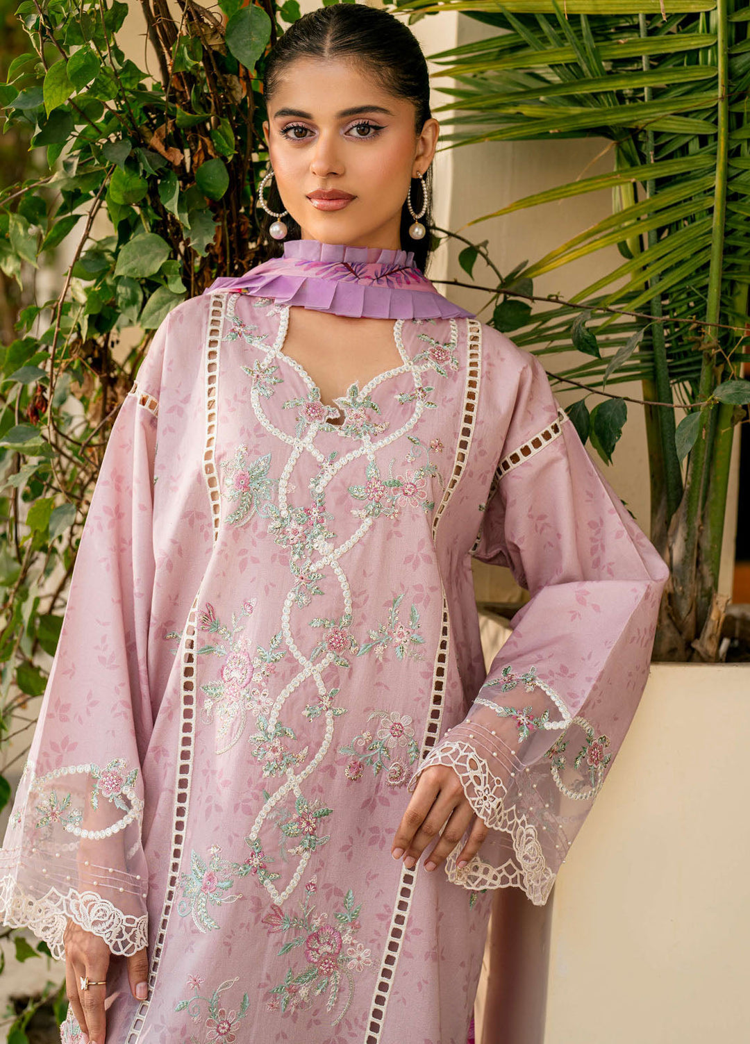 Aashiyana by Roheenaz Embroidered Lawn Suits Unstitched 3 Piece RN25AL RNZ-04 A Ameema - Summer Collection