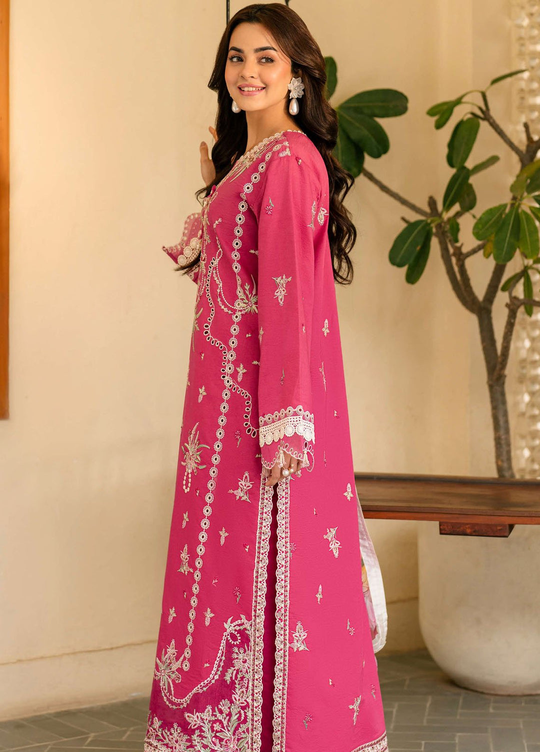 Aashiyana by Roheenaz Embroidered Lawn Suits Unstitched 3 Piece RN25AL RNZ-06 A Afifa - Summer Collection