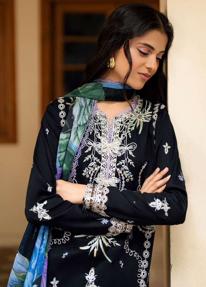 Aashiyana by Roheenaz Embroidered Lawn Suits Unstitched 3 Piece RN25AL RNZ-06 B Hania - Summer Collection