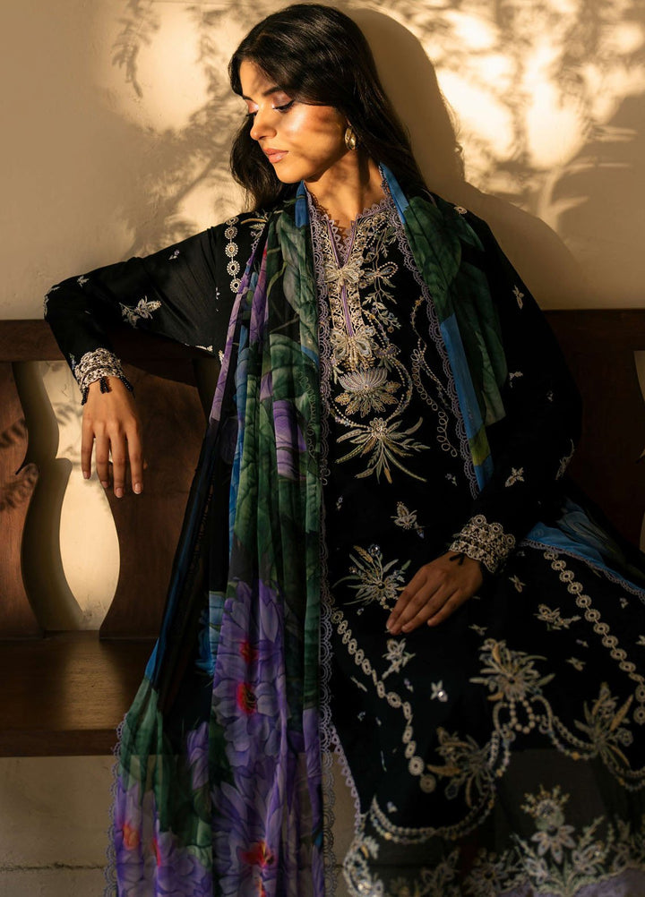 Aashiyana by Roheenaz Embroidered Lawn Suits Unstitched 3 Piece RN25AL RNZ-06 B Hania - Summer Collection