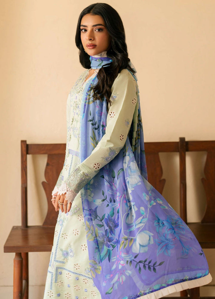 Aashiyana by Roheenaz Embroidered Lawn Suits Unstitched 3 Piece RN25AL RNZ-07 A Zumar - Summer Collection