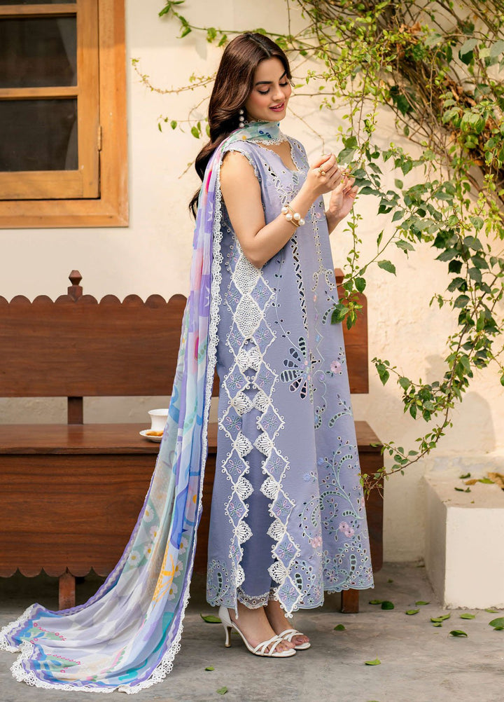 Aashiyana by Roheenaz Embroidered Lawn Suits Unstitched 3 Piece RN25AL RNZ-08 A Komal - Summer Collection