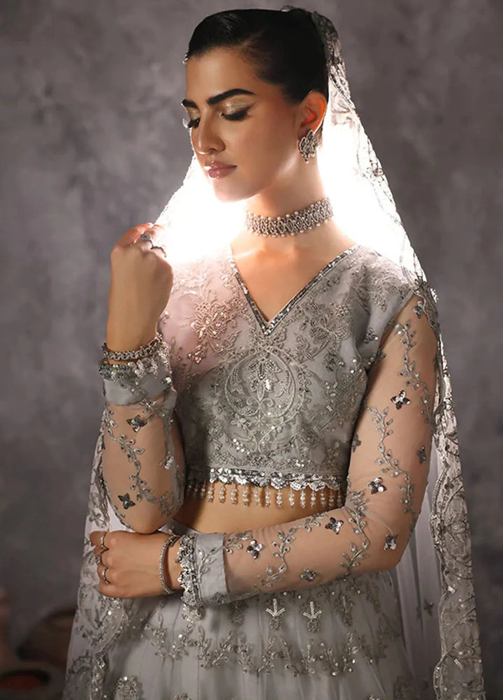 Aatish By Saffron Embroidered Net Suit Unstitched 4 Piece SFR24A D-06 Rang-e-Barq - Formal Collection