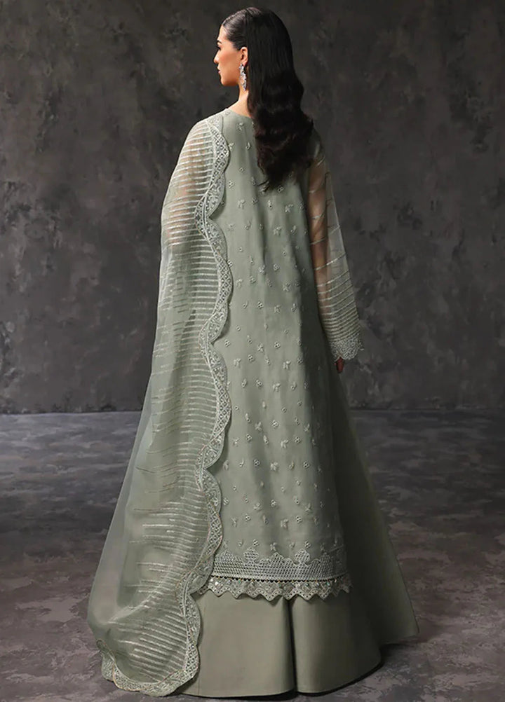 Aatish By Saffron Embroidered Organza Suit Unstitched 4 Piece SFR24A D-03 Sehar-e-Shama - Formal Collection