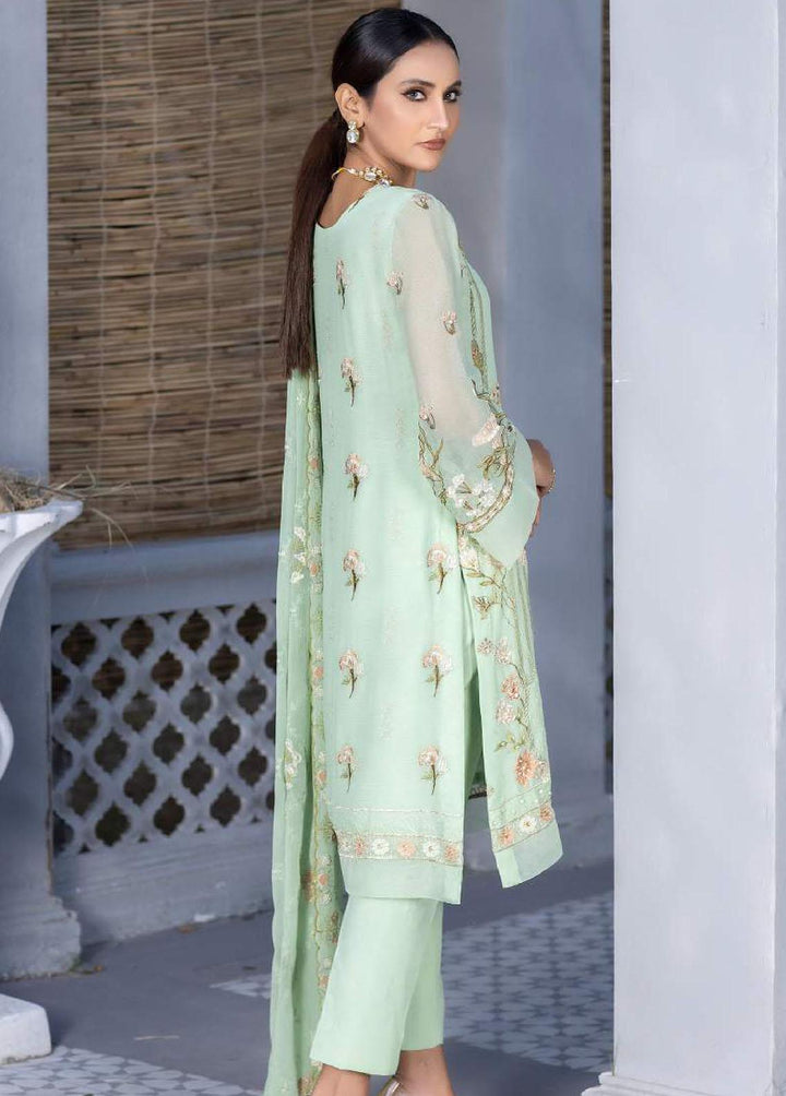 Aayra Embroidered Chiffon Suits Unstitched 4 Piece AY23C D-05 - Luxury Collection