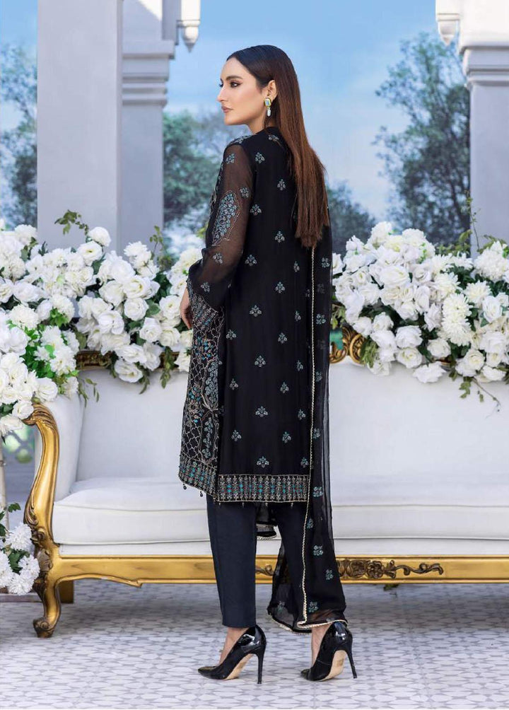 Aayra Embroidered Chiffon Suits Unstitched 4 Piece AY23C D-06 - Luxury Collection
