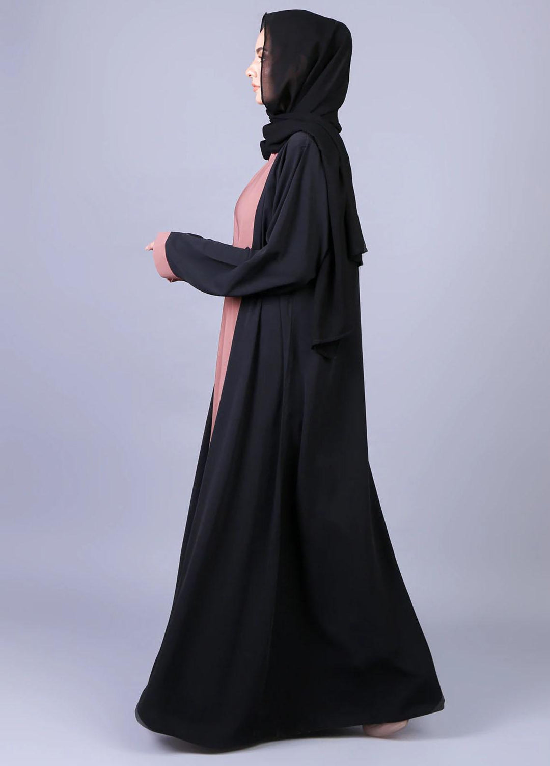 Abaya pk Casual Nida Stitched Abaya ABA22C Shanayl