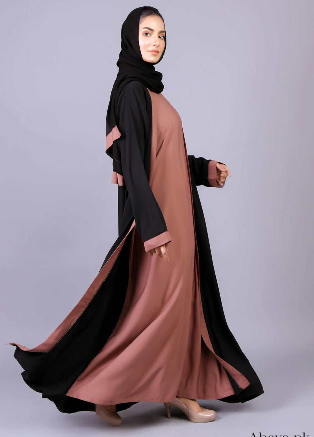 Abaya pk Casual Nida Stitched Abaya ABA22C Shanayl