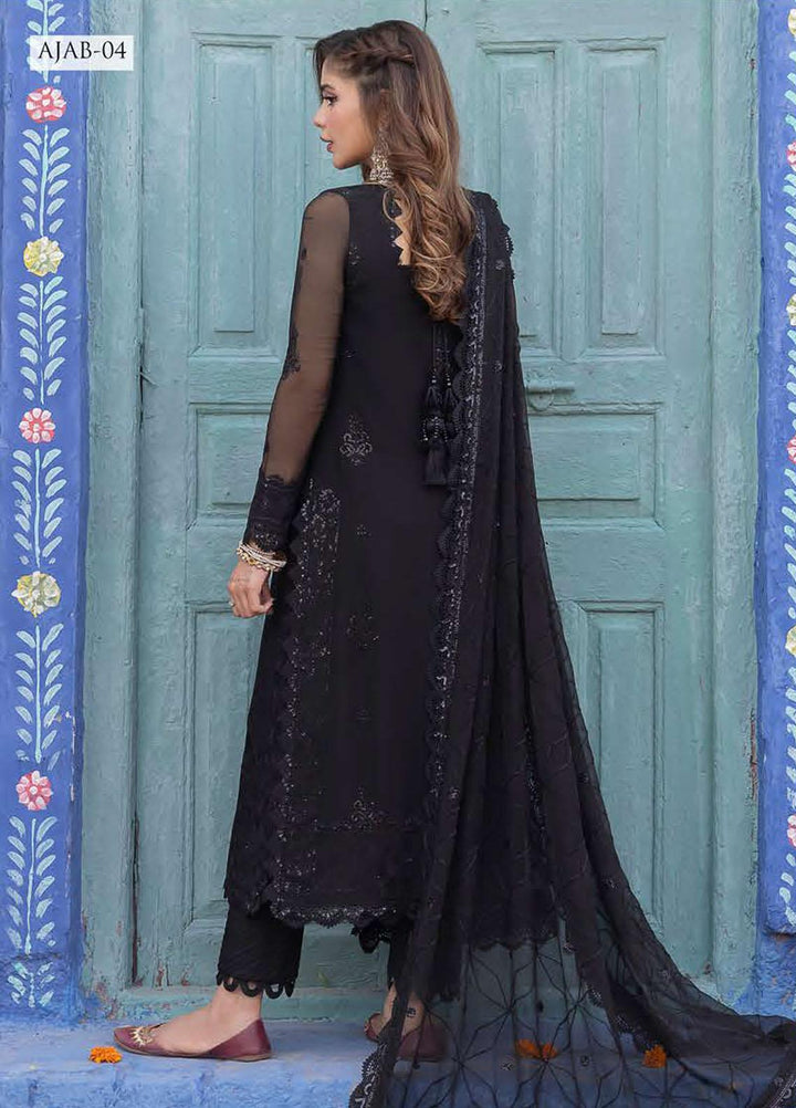 Abresham By Asim Jofa Embroidered Lawn Suits Unstitched 3 Piece AJ23AB AJAB-04 - Luxury Festive Collection