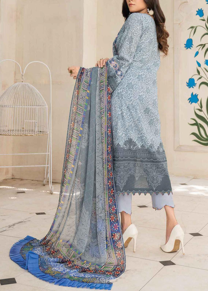 Abrish by Marwat Textiles Embroidered Lawn Suits Unstitched 3 Piece MW21A 5A - Summer Collection