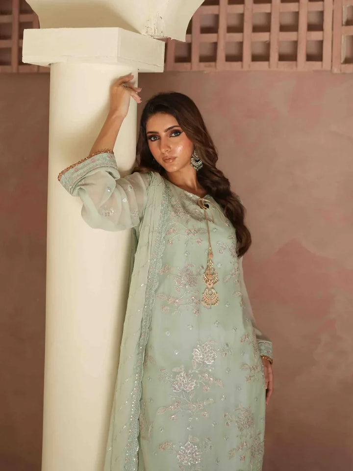 Salitex Unstitched Embroidered Chiffon 3 Piece Suit SUNS8CH516 Festive Collection