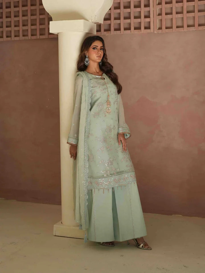 Salitex Unstitched Embroidered Chiffon 3 Piece Suit SUNS8CH516 Festive Collection