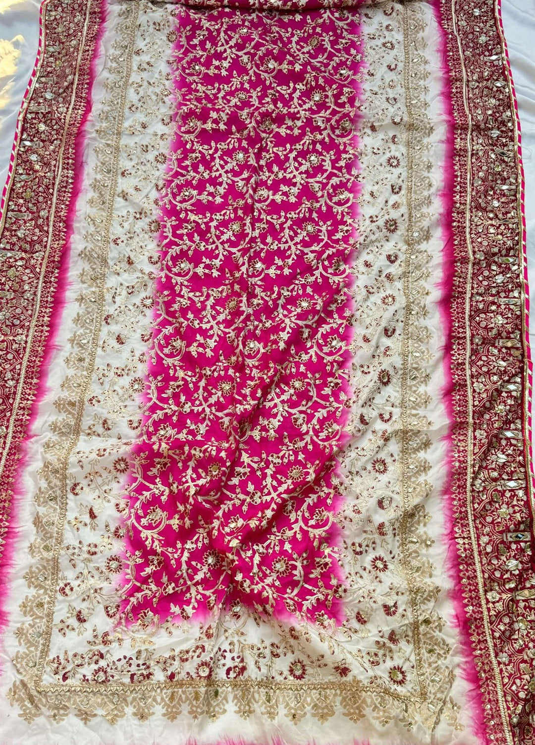 Adaa by Mahnoor Embellished Raw Silk Suits Unstitched 3 Piece Off White - Festive Collection