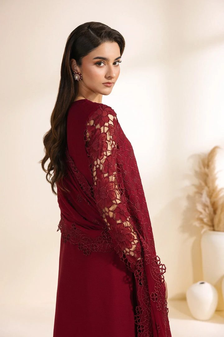 Meraki by Zarif Unstitched Embroidered Chiffon 3 Piece Suit ZR26UCM ADAAB 03 - Festive Collection